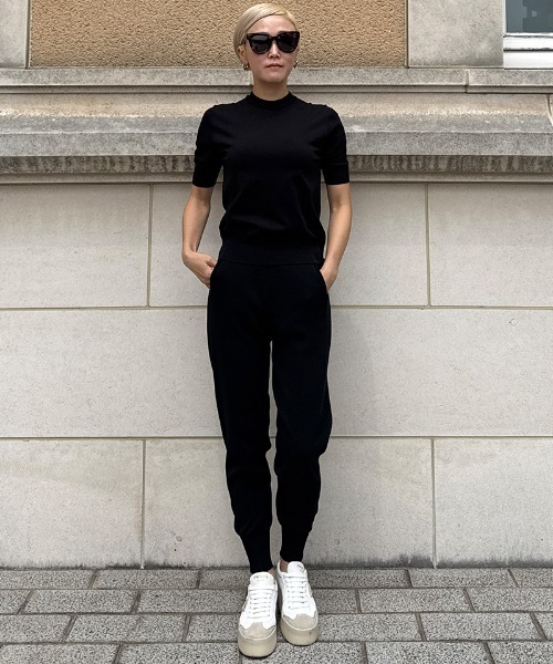 美脚シャリ感ニットパンツ（その他パンツ）｜JENNE（ジェンヌ）の