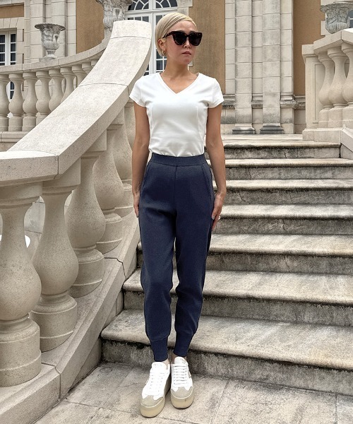 JENNE 美脚シャリ感ニットパンツ 美脚シャリ感ニットパンツ（その他パンツ）｜JENNE（ジェンヌ）の