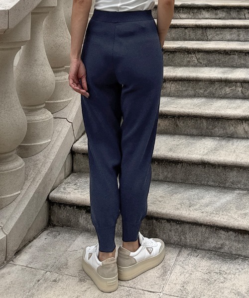 美脚シャリ感ニットパンツ（その他パンツ）｜JENNE（ジェンヌ
