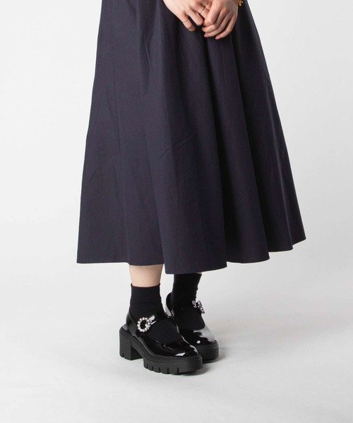 STUART WEITZMAN(スチュアートワイツマン)の「STUART WEITZMAN SOHO GEM MARY JANE SLINGBACK スチュアート・ワイツマン ソーホー メリージェーン スリングバック バレエシューズ(サンダル・レディース・ブラック・37.5/37/36/36.5/35.5)」の13枚目の写真