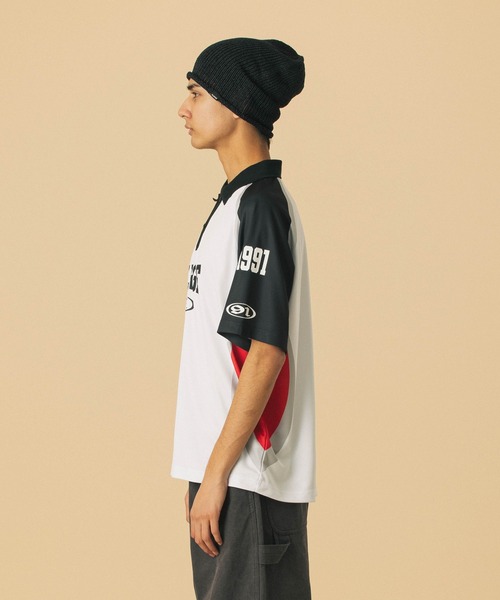 シャツ XLARGE FOOTBALL SHIRT XLarge Football Shirt in Black | FallenFront | Afterpay