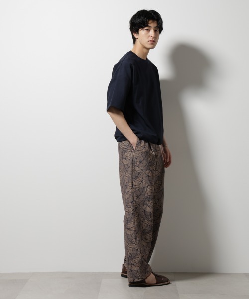 NANO universe（ナノユニバース）の「セオアルファ プルオーバーシャツ（Tシャツ/カットソー・メンズ・ブラック/ブラウン/ネイビー・L/M/S）」の9枚目の写真