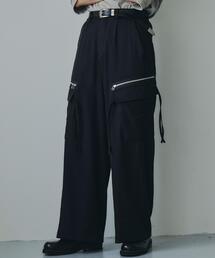tk.TAKEO KIKUCHI | AラインサイドZIPカーゴパンツ(カーゴパンツ)