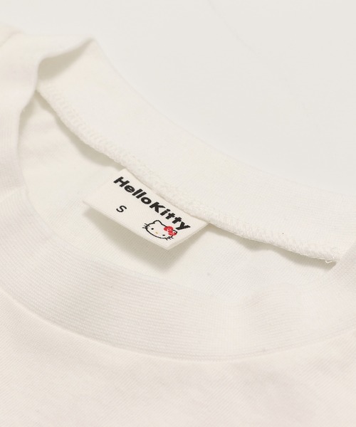 sanrio（サンリオ）の「〈サンリオ〉ハローキティ/半袖Tシャツ（Tシャツ/カットソー・レディース・ホワイト/ブラック・S/M/L）」の5枚目の写真