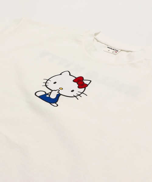 sanrio（サンリオ）の「〈サンリオ〉ハローキティ/半袖Tシャツ（Tシャツ/カットソー・レディース・ホワイト/ブラック・S/M/L）」の7枚目の写真
