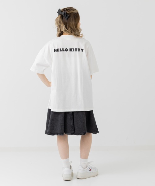 sanrio（サンリオ）の「〈サンリオ〉ハローキティ/半袖Tシャツ（Tシャツ/カットソー・レディース・ホワイト/ブラック・S/M/L）」の18枚目の写真
