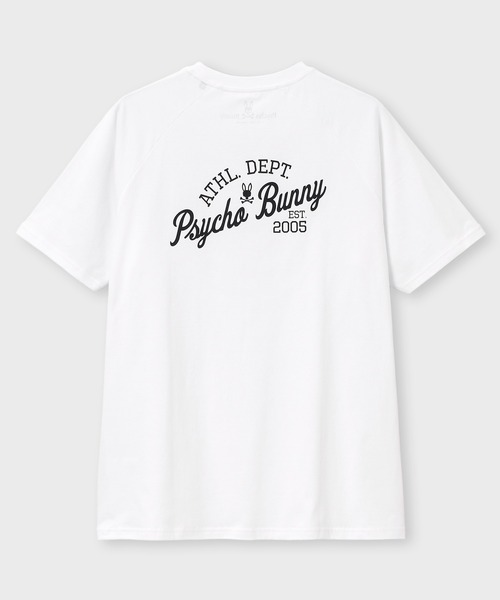 Psycho Bunny(サイコバニー)の「ラバーバックロゴ ラグランスリーブTシャツ(Tシャツ/カットソー・メンズ・ブラック/チェリーレッド/ホワイト・SMALL/MEDIUM/LARGE/X-LARGE)」の8枚目の写真