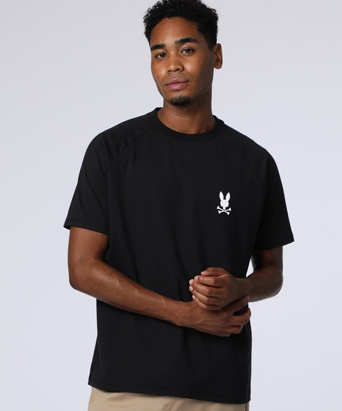 Psycho Bunny(サイコバニー)の「ラバーバックロゴ ラグランスリーブTシャツ(Tシャツ/カットソー・メンズ・ブラック/チェリーレッド/ホワイト・SMALL/MEDIUM/LARGE/X-LARGE)」の12枚目の写真