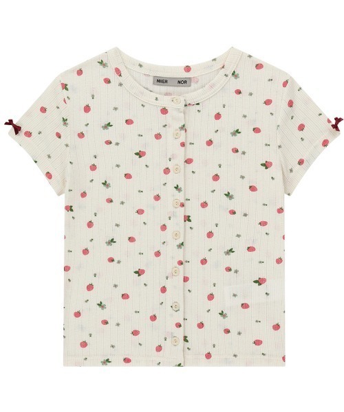 カーディガン A'GEM/9 × .kom 「NIIER NOR/ニーアノア」STRAWBERRY CARDIGANS/ストロベリー カーディガン レ A'GEM/9 × .kom 『NIIER NOR/ニーアノア』STRAWBERRY CARDIGANS