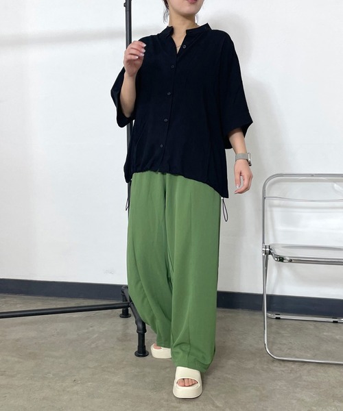 CRB（シーアールビー）の「バックフリルドロストブラウス（シャツ/ブラウス・レディース・ブラック/オフホワイト/ラベンダー/グリーン・F）」の22枚目の写真
