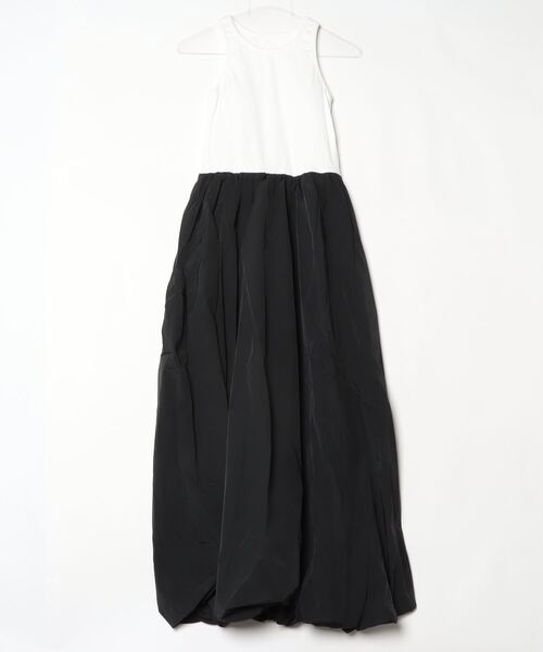Per sist ence（パーシエンス）の「バルーンロングワンピース/カップ付き（ワンピース・レディース・ブラック/オフホワイト・ONE SIZE）」の2枚目の写真