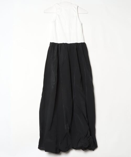 Per sist ence（パーシエンス）の「バルーンロングワンピース/カップ付き（ワンピース・レディース・ブラック/オフホワイト・ONE SIZE）」の3枚目の写真