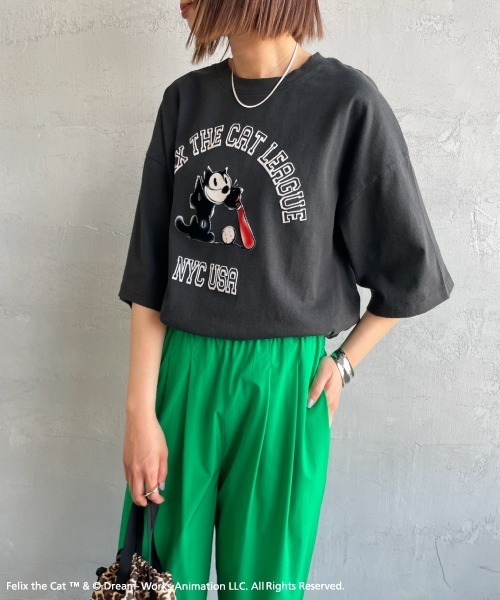 tシャツ 「JEANS FACTORY CLOTHES/ジーンズファクトリークローズ」 FILEX A ダメージキャラクターTシャツ レディース メン セール】[JEANS FACTORY CLOTHES/ジーンズファクトリークローズ