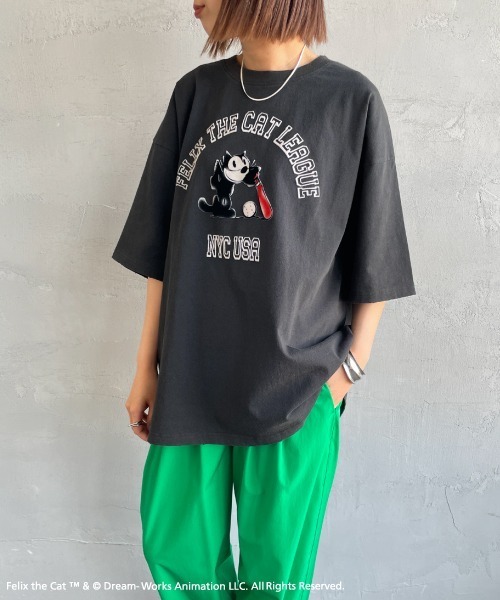 tシャツ 「JEANS FACTORY CLOTHES/ジーンズファクトリークローズ」 FILEX A ダメージキャラクターTシャツ レディース メン JEANS FACTORY Clothes tシャツ 「JEANS CLOTHES/ジーンズ