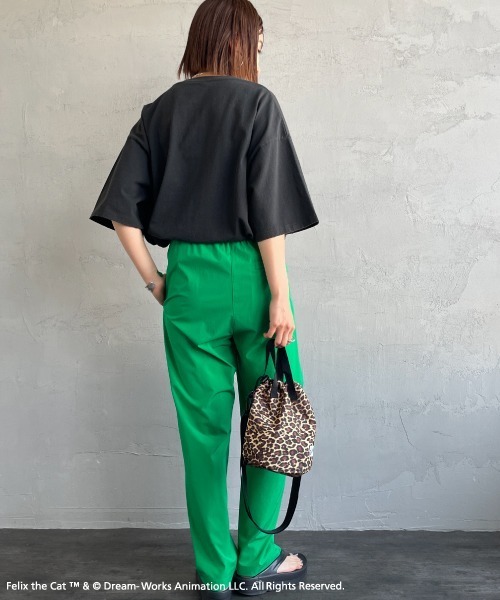 JEANS FACTORY Clothes（ジーンズファクトリークローズ）の「[JEANS FACTORY CLOTHES/ジーンズファクトリークローズ] FILEX A ダメージキャラクターTシャツ（Tシャツ/カットソー・レディース・ブラック・S/M/L）」の4枚目の写真