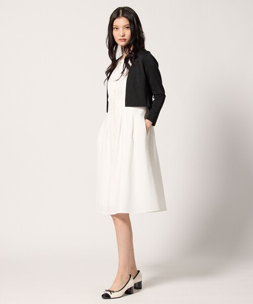 TOCCA(トッカ)の「AIRLY WINGS BOLERO ボレロ(カーディガン/ボレロ・レディース・シルバー系/ピンク系5/アイボリー系/ブラック系5・SMALL/MEDIUM)」の15枚目の写真