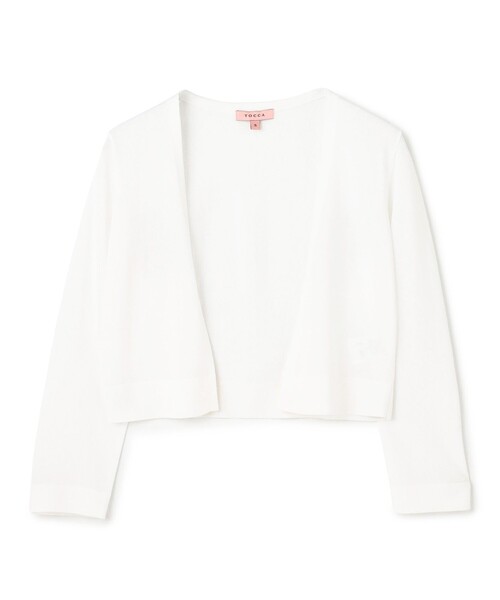 TOCCA(トッカ)の「AIRLY WINGS BOLERO ボレロ(カーディガン/ボレロ・レディース・シルバー系/ピンク系5/アイボリー系/ブラック系5・SMALL/MEDIUM)」の17枚目の写真