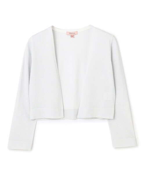 TOCCA(トッカ)の「AIRLY WINGS BOLERO ボレロ(カーディガン/ボレロ・レディース・シルバー系/ピンク系5/アイボリー系/ブラック系5・SMALL/MEDIUM)」の18枚目の写真
