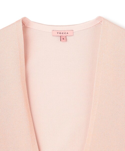 TOCCA(トッカ)の「AIRLY WINGS BOLERO ボレロ(カーディガン/ボレロ・レディース・シルバー系/ピンク系5/アイボリー系/ブラック系5・SMALL/MEDIUM)」の22枚目の写真