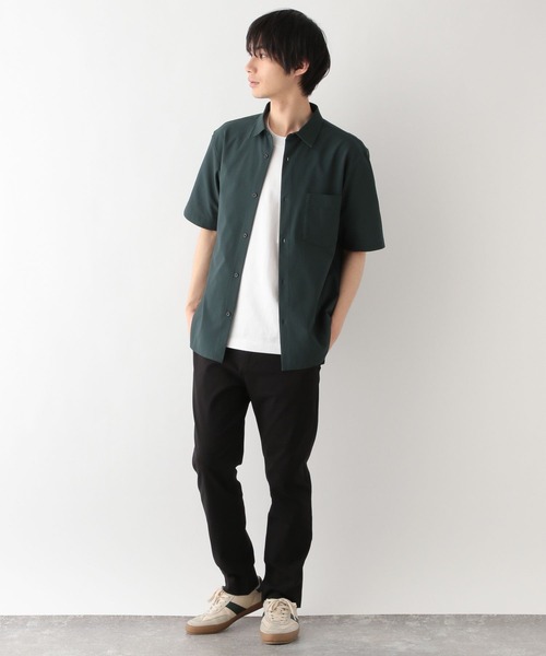 GLOBAL WORK(グローバルワーク)の「快適サマーシャツ/サッカー/288184(シャツ/ブラウス・メンズ・ネイビー/ブルー系その他/グリーン/チャコールグレー×ブラック/ホワイト×グレー・SMALL/MEDIUM/LARGE/X-LARGE)」の20枚目の写真