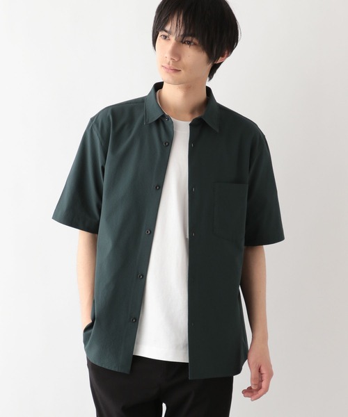 GLOBAL WORK(グローバルワーク)の「快適サマーシャツ/サッカー/288184(シャツ/ブラウス・メンズ・ネイビー/ブルー系その他/グリーン/チャコールグレー×ブラック/ホワイト×グレー・SMALL/MEDIUM/LARGE/X-LARGE)」の21枚目の写真