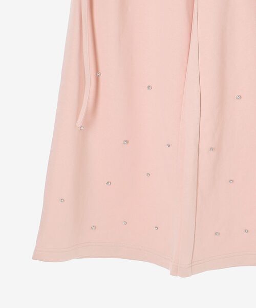 MAJESTIC LEGON(マジェスティックレゴン)の「スリットビジュースウェットパンツ(スウェットパンツ・レディース・オートミール/ピンク/グレー・MEDIUM/SMALL)」の9枚目の写真