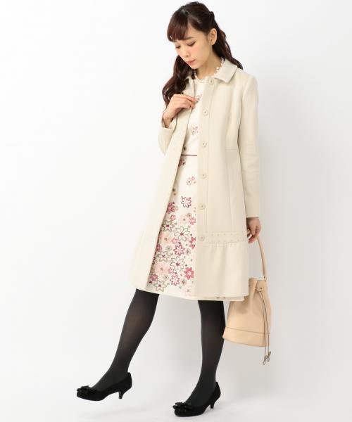 TOCCA（トッカ）の「RUBAN STUDS コート（ステンカラーコート）」 - WEAR 