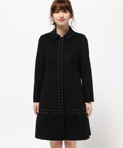 TOCCA（トッカ）の「RUBAN STUDS コート（ステンカラーコート）」 - WEAR