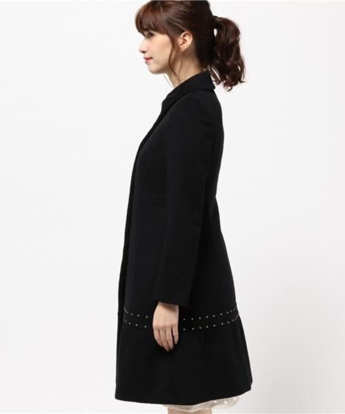 TOCCA（トッカ）の「RUBAN STUDS コート（ステンカラーコート）」 - WEAR 
