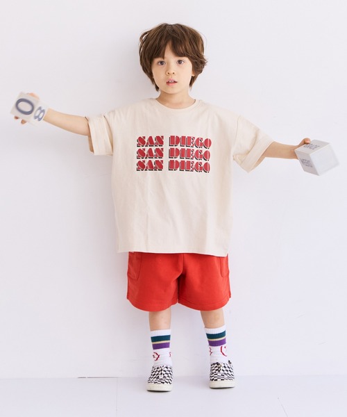 LSP WOW（エルエスピーワオ）の「【LSP WOW!】両面ミニ裏毛ハーフパンツ（その他パンツ・キッズ・カーキ/ブラック/ライトブルー/ブルー/ライトグレー/レッド/グレー系1/パープル/ブルー系1/オレンジ系1・80/90/100/110/120/130）」の18枚目の写真