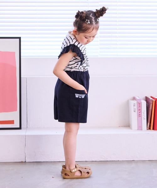 LSP WOW（エルエスピーワオ）の「【LSP WOW!】両面ミニ裏毛ハーフパンツ（その他パンツ・キッズ・カーキ/ブラック/ライトブルー/ブルー/ライトグレー/レッド/グレー系1/パープル/ブルー系1/オレンジ系1・80/90/100/110/120/130）」の14枚目の写真