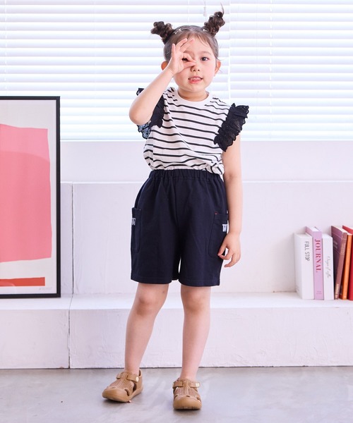 LSP WOW（エルエスピーワオ）の「【LSP WOW!】両面ミニ裏毛ハーフパンツ（その他パンツ・キッズ・カーキ/ブラック/ライトブルー/ブルー/ライトグレー/レッド/グレー系1/パープル/ブルー系1/オレンジ系1・80/90/100/110/120/130）」の13枚目の写真