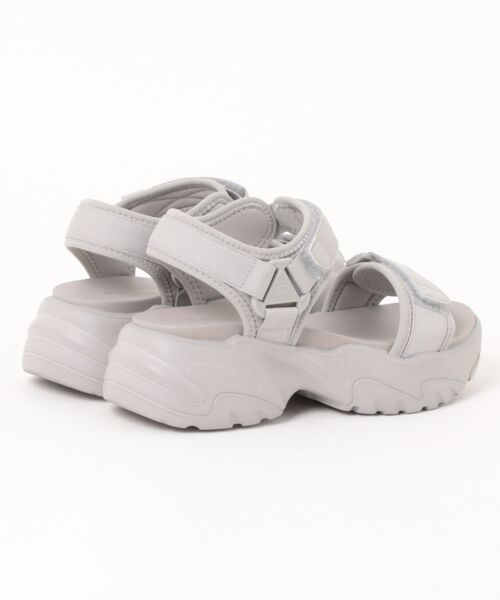 HEAL ME（ヒールミー）の「heal me ヒールミー レディース 厚底スポーティーサンダル ボリュームソール プラットフォーム 225209（サンダル・レディース・ブラック/グレー/ピンク/ベージュ・S/M/L/LL）」の5枚目の写真