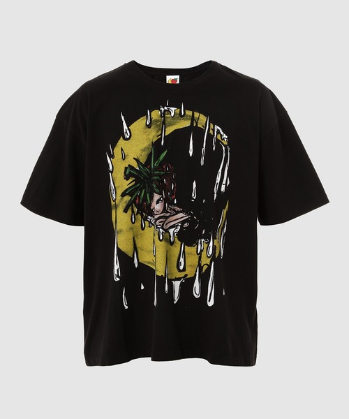 ☆*彡様 sky high farm eri print baby tee リン ERI PRINT BABY TEE KNIT（Tシャツ/カットソー）｜Sky High Farm