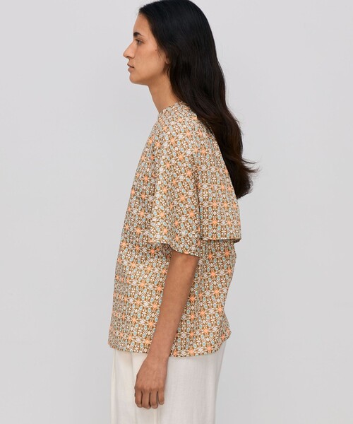 トップス BACCA summer liberty shirt トップス BACCA summer liberty shirt BZ394_PT5394?hei