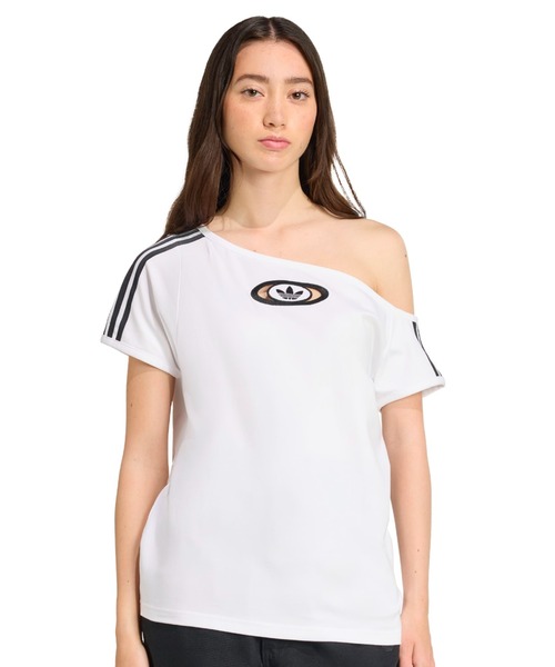 adidas OFFSHOULDER TEE / アディダス オフショルダー ティー（T