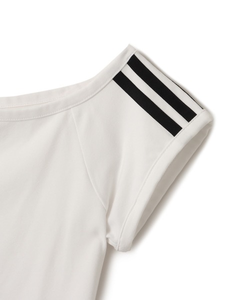 25SS新作★オフショルダー【ADIDAS】OFFSHOULDER TEE★2色 adidas OFFSHOULDER TEE / アディダス オフショルダー ティー（T