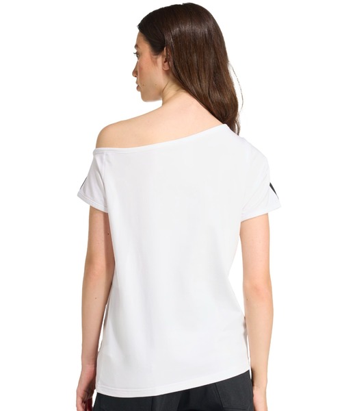 25SS新作★オフショルダー【ADIDAS】OFFSHOULDER TEE★2色 adidas OFFSHOULDER TEE / アディダス オフショルダー ティー（T