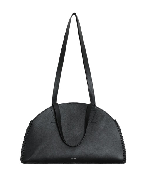 YArKA（ヤーカ）の「【YArKA/ヤーカ】real leather lace up boston bag [lumm] / リアルレザーレースアップデザインボストンバッグ（ボストンバッグ・レディース・ブラック・FREE）」の3枚目の写真