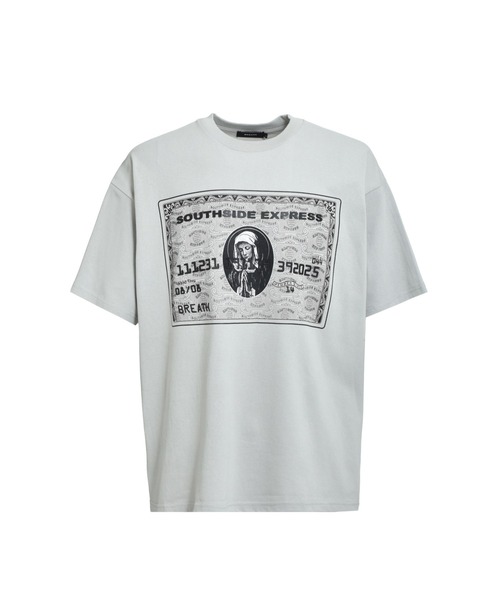 BREATH(ブレス)の「BLACK CARD TEE(Tシャツ/カットソー・メンズ・ブラウン/グレー/ベビーピンク/ブラック/ホワイト・SMALL/MEDIUM/LARGE/X-LARGE)」の4枚目の写真