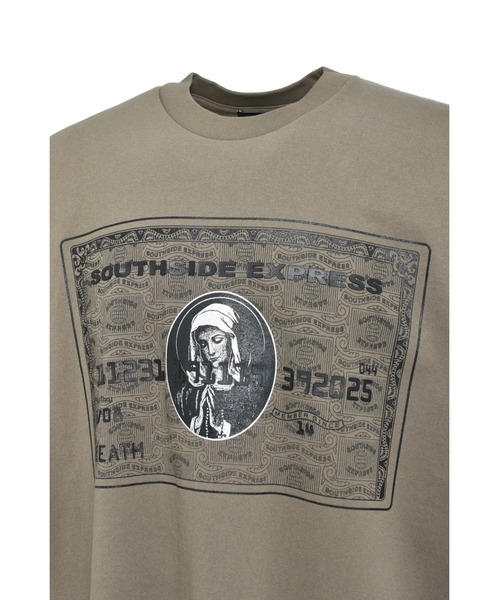 BREATH(ブレス)の「BLACK CARD TEE(Tシャツ/カットソー・メンズ・ブラウン/グレー/ベビーピンク/ブラック/ホワイト・SMALL/MEDIUM/LARGE/X-LARGE)」の10枚目の写真