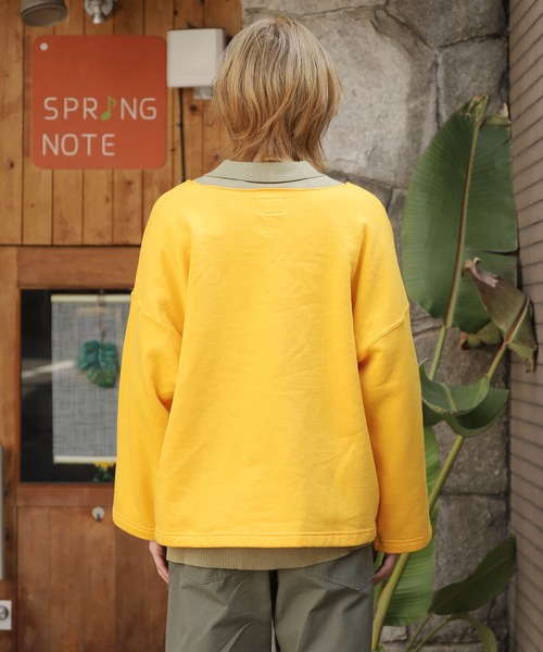 BASQUE PRINTED SWEAT 短版圓領衛衣 大學T