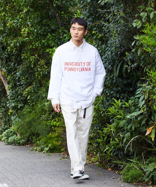BASQUE PRINTED SWEAT 短版圓領衛衣 大學T