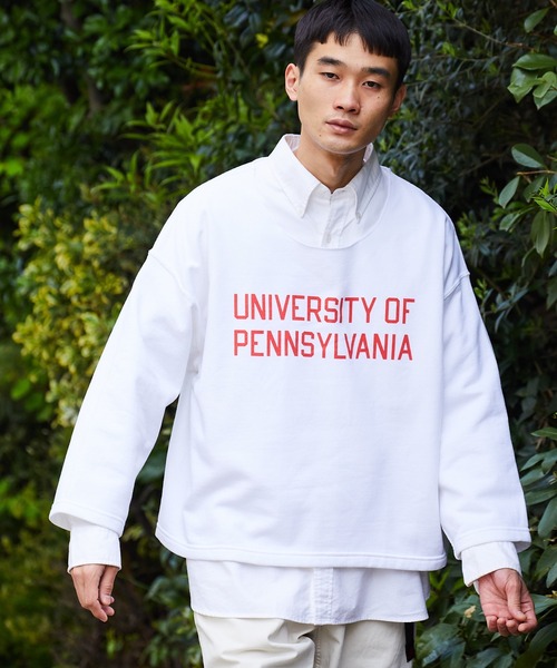 BASQUE PRINTED SWEAT 短版圓領衛衣 大學T