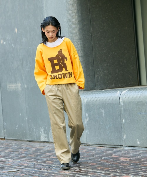 PENNEYS(ぺニーズ)の「PENNEYS/ペニーズ BASQUE PRINTED SWEAT トレーナー ショート丈 クルーネックスウェット(スウェット・メンズ・ブラック/ゴールド/ホワイト/ホワイト系その他/アッシュ・XL/L/XXL)」の12枚目の写真