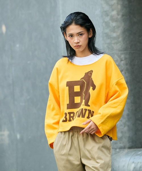 PENNEYS(ぺニーズ)の「PENNEYS/ペニーズ BASQUE PRINTED SWEAT トレーナー ショート丈 クルーネックスウェット(スウェット・メンズ・ブラック/ゴールド/ホワイト/ホワイト系その他/アッシュ・XL/L/XXL)」の13枚目の写真