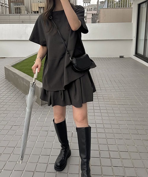 WILLFULLY（ウィルフリー）の「pocket design constructive kaftan tops（その他トップス・レディース・ブラック/チャコールグレー/ベージュ系その他・FREE）」の20枚目の写真