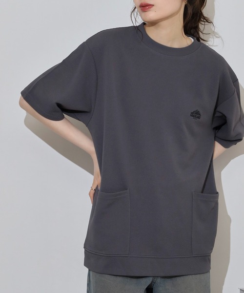 FUNALIVE(ファンアライブ)の「ドライ ダブルポケ ロゴ 半袖 Tシャツ(Tシャツ/カットソー・メンズ・ブラック/チャコールグレー/ネイビー/ホワイト・L/LL/M)」の1枚目の写真