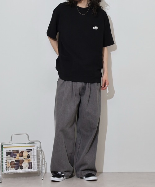 FUNALIVE(ファンアライブ)の「ドライ ダブルポケ ロゴ 半袖 Tシャツ(Tシャツ/カットソー・メンズ・ブラック/チャコールグレー/ネイビー/ホワイト・L/LL/M)」の12枚目の写真