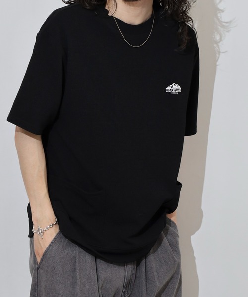 FUNALIVE(ファンアライブ)の「ドライ ダブルポケ ロゴ 半袖 Tシャツ(Tシャツ/カットソー・メンズ・ブラック/チャコールグレー/ネイビー/ホワイト・L/LL/M)」の11枚目の写真